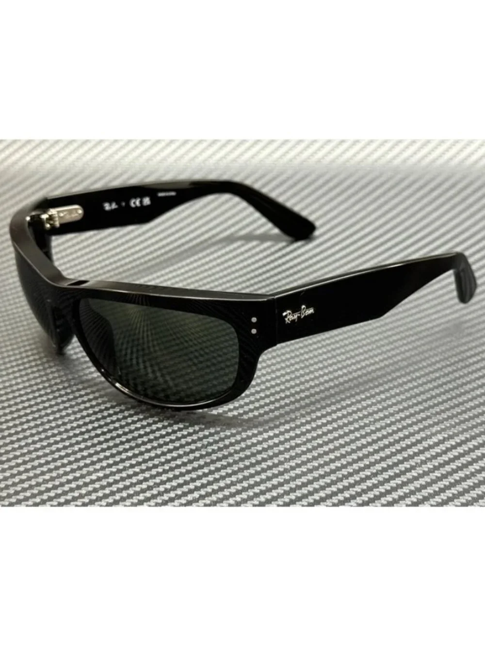 New Ray-Ban Men Black Sunglasses 63-19-135
